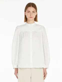 Cotton poplin shirt
