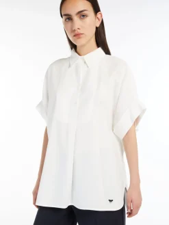 Cotton poplin shirt