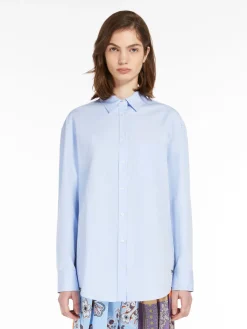 Cotton poplin shirt