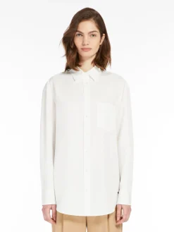 Cotton poplin shirt