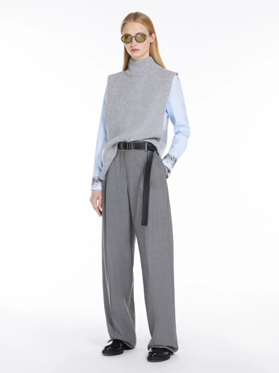 Cotton poplin shirt