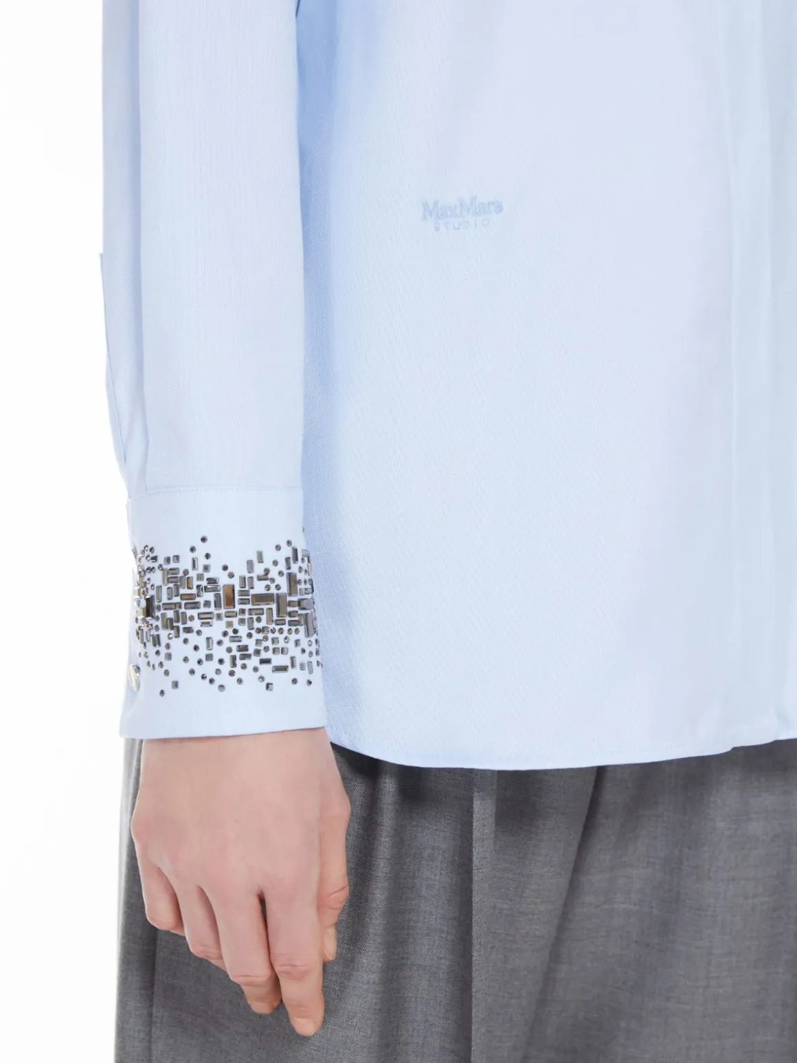 Cotton poplin shirt