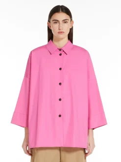 Cotton poplin shirt