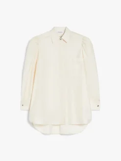 Cotton satin shirt