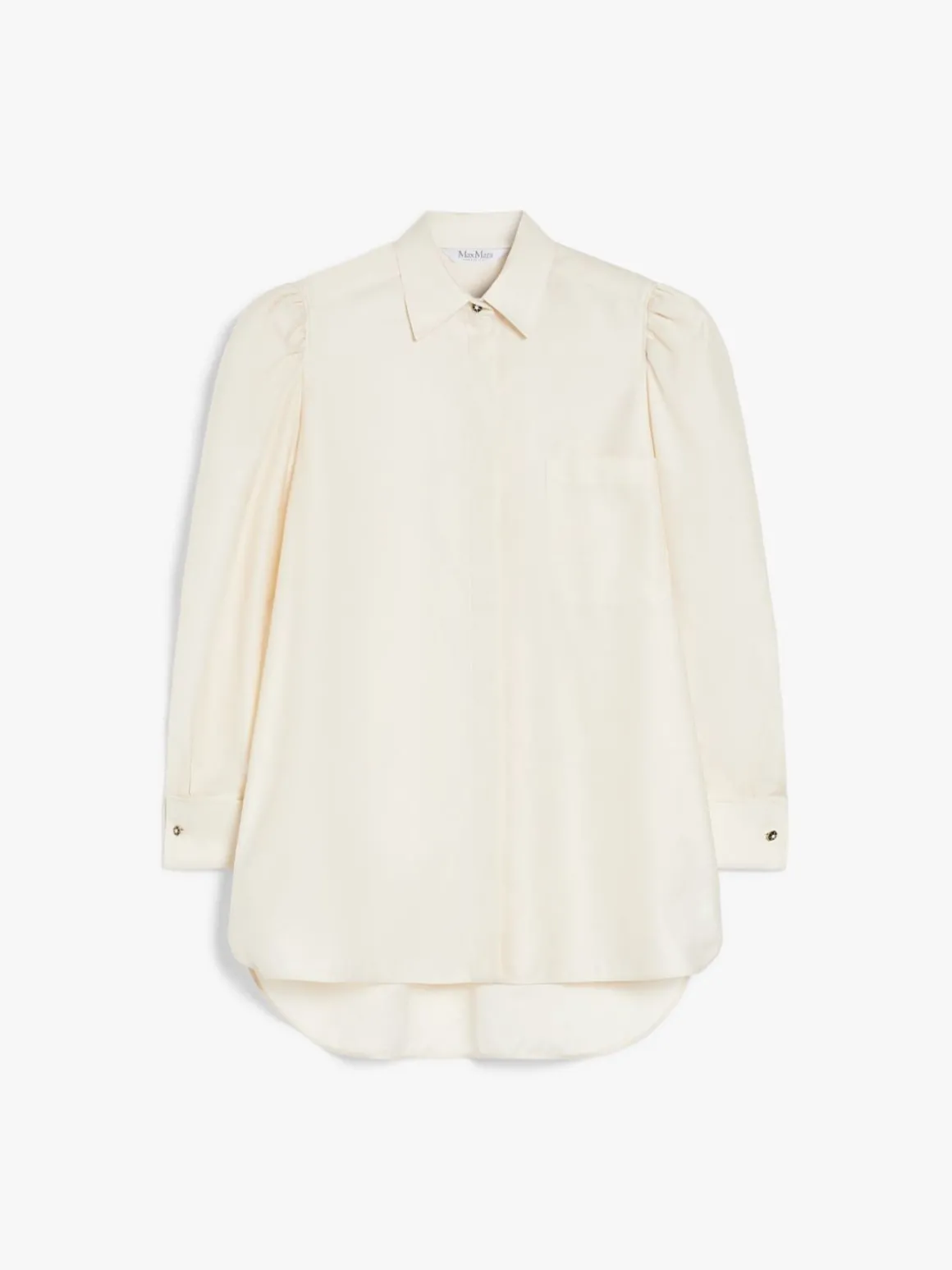 Cotton satin shirt