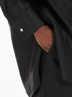 Cotton satin shirt