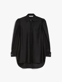 Cotton satin shirt