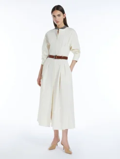 Cotton shirt dress