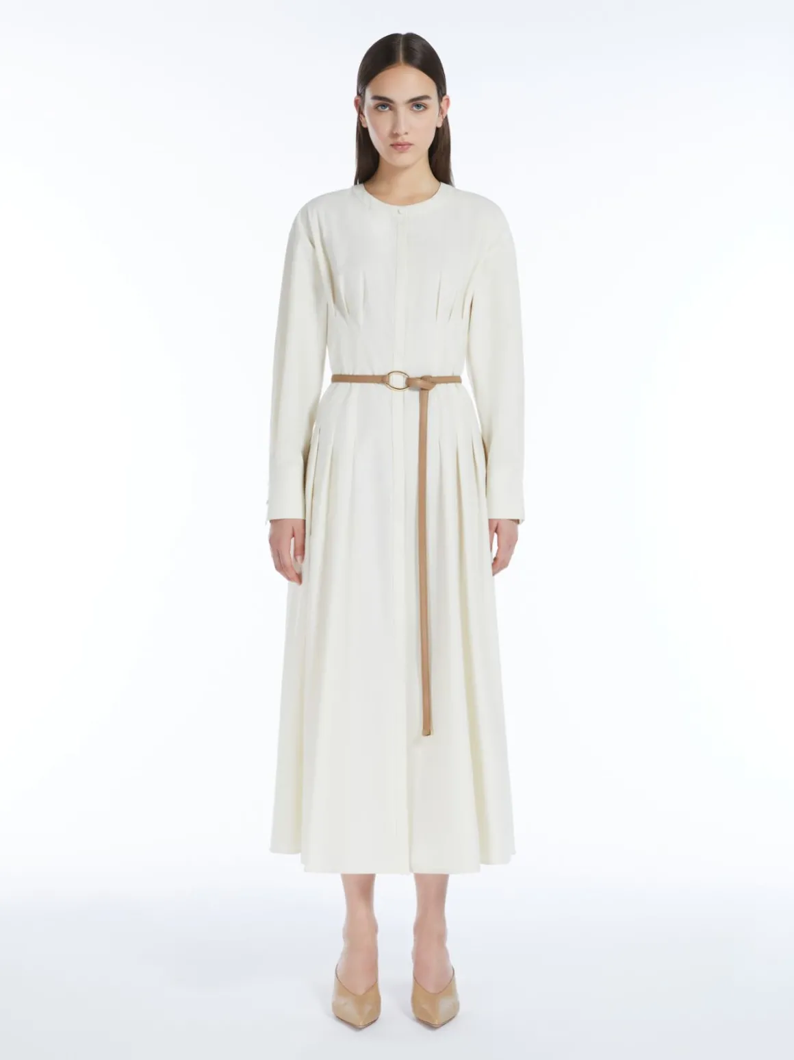 Cotton shirt dress