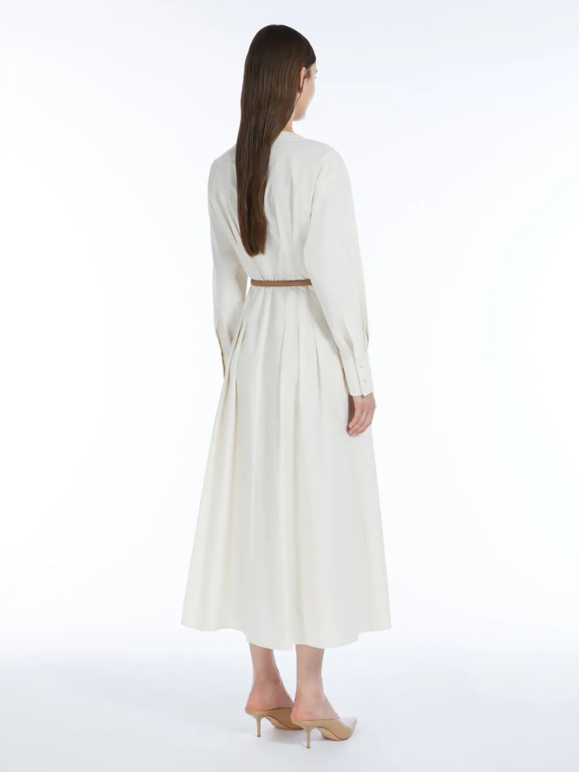 Cotton shirt dress