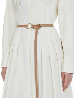 Cotton shirt dress