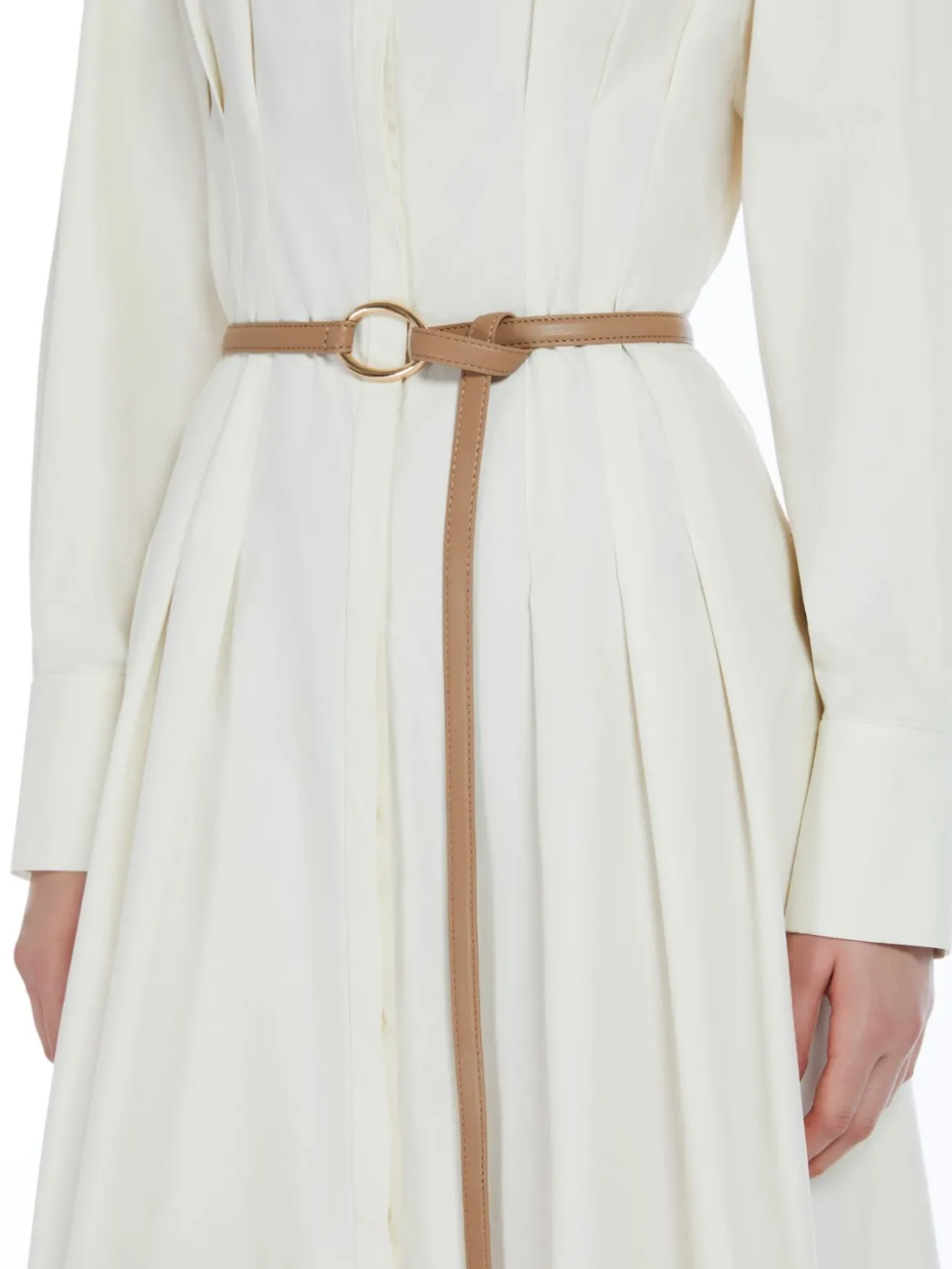 Cotton shirt dress