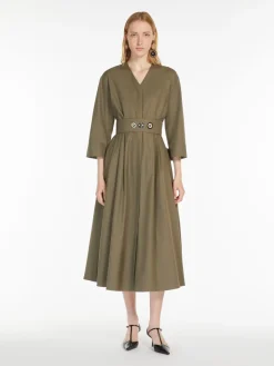 Cotton shirt dress