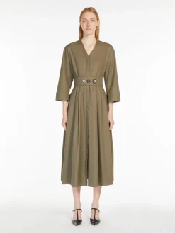 Cotton shirt dress