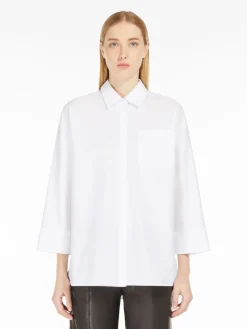 Cotton twill blouse
