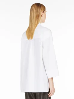 Cotton twill blouse