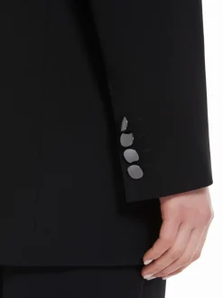 Crepe wool blazer