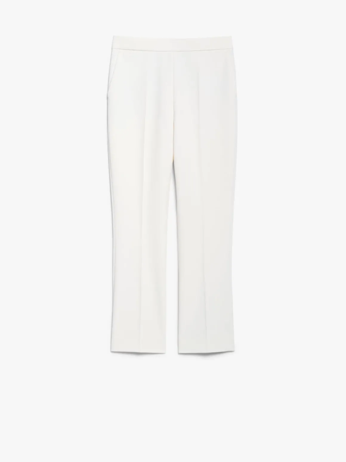 Cropped sablé trousers