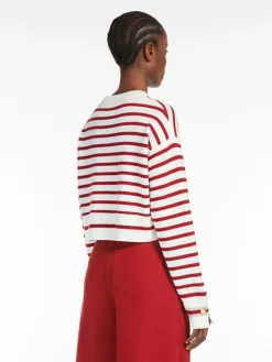 Cropped wool jumper