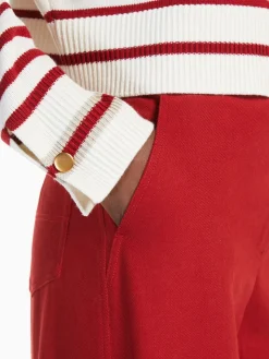 Cropped wool jumper