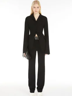Crêpe jersey blazer