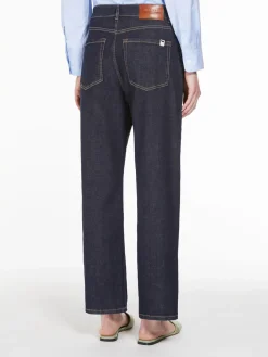 Denim ankle-grazer jeans