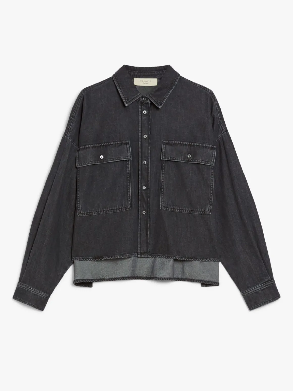 Denim boxy shirt