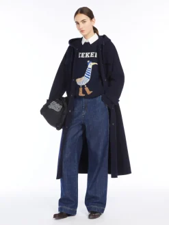 Denim cargo jeans