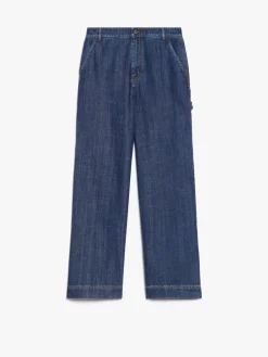 Denim cargo jeans