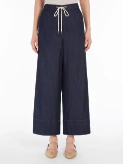 Denim joggers