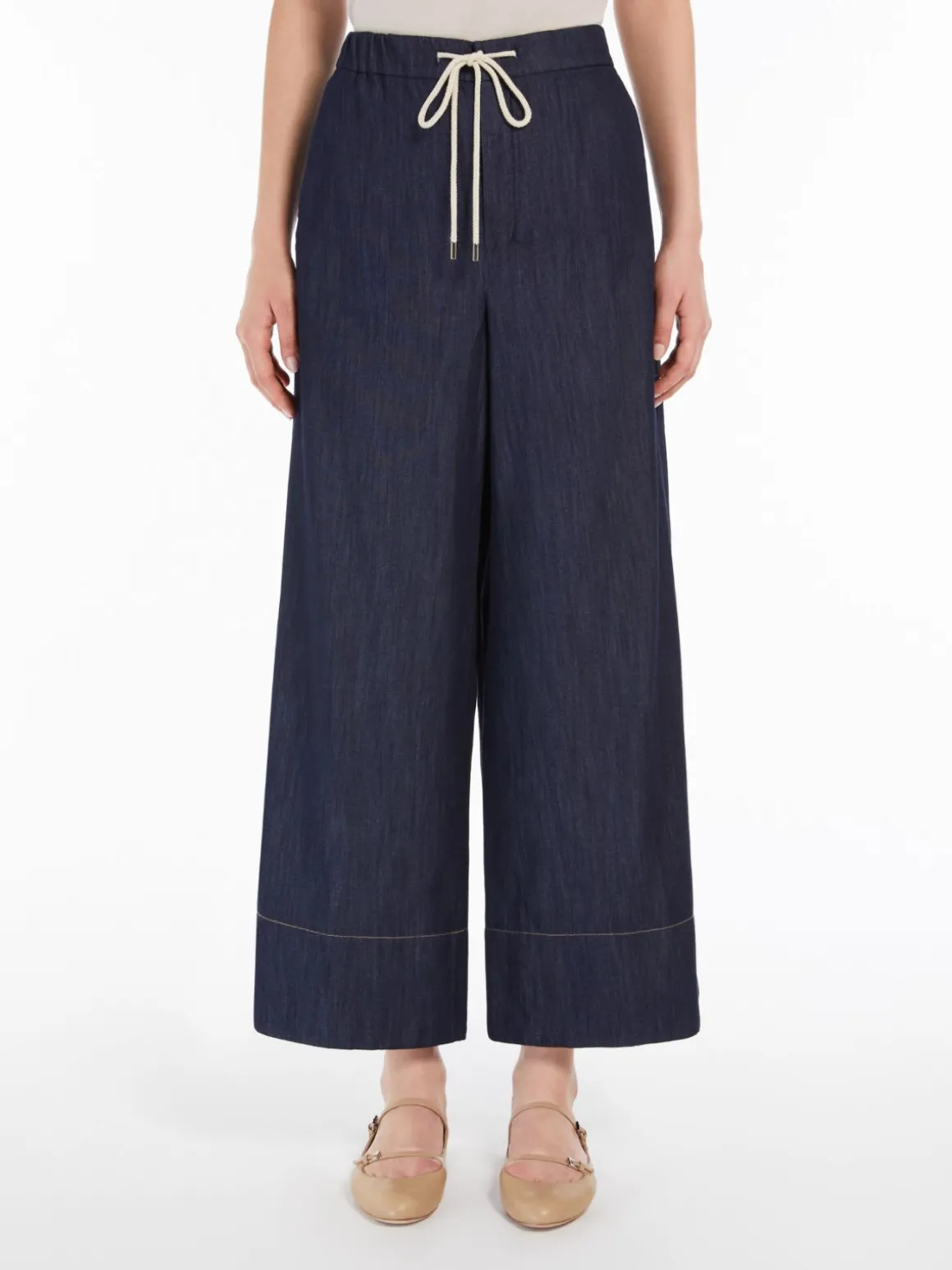 Denim joggers