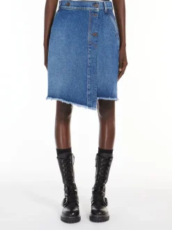 Denim mini skirt