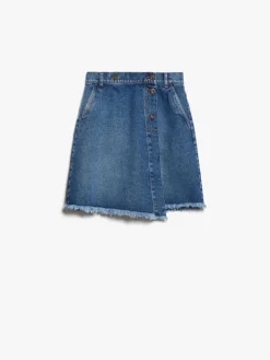 Denim mini skirt