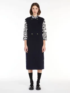 Double-breasted wool coat