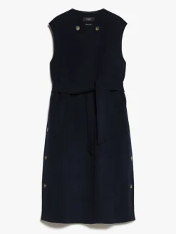 Double-breasted wool coat