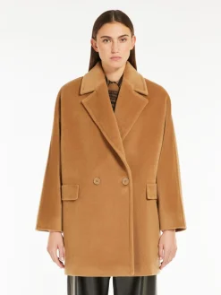 Double-breasted wool jacket