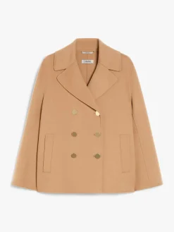 Double-breasted wool jacket