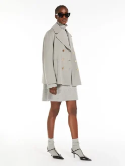 Double-breasted wool jacket