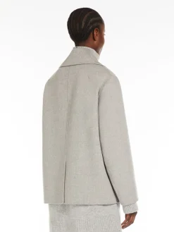 Double-breasted wool jacket