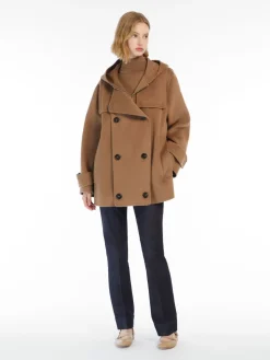 Double-breasted wool jacket