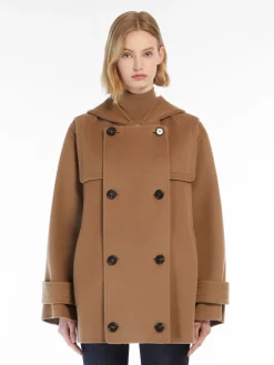 Double-breasted wool jacket
