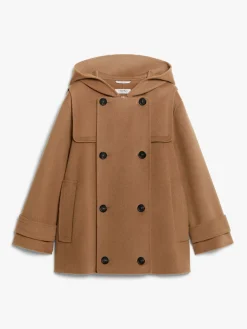 Double-breasted wool jacket