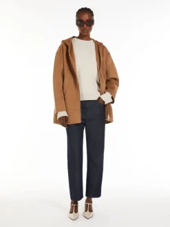 Double-faced wool sweatshirt