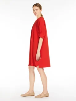 Dress in fluid cady