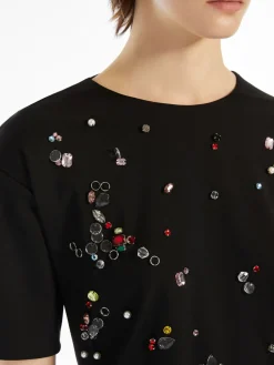 Embroidered double-layer dress