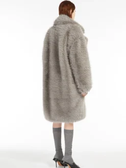 Faux fur coat