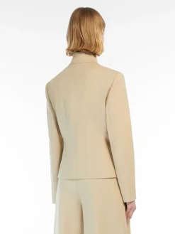 Female jacket in cotton canvas