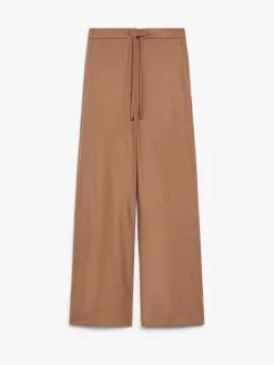 Flannel jogging trousers