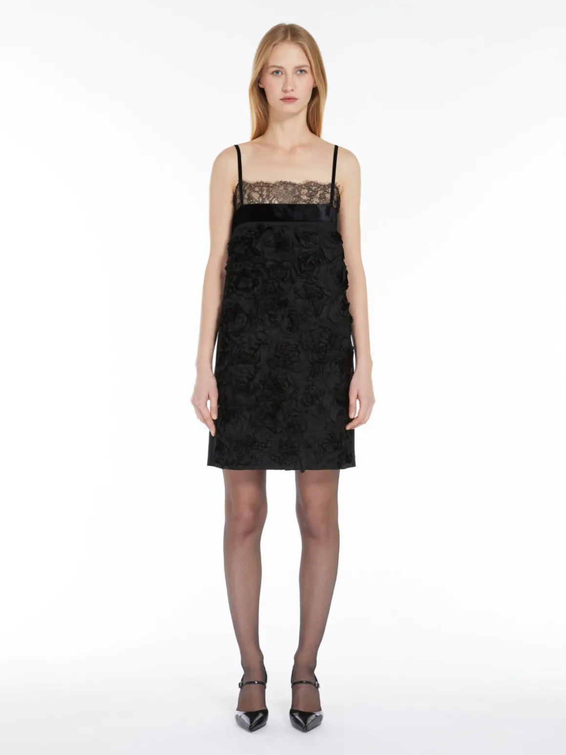Flared cady dress
