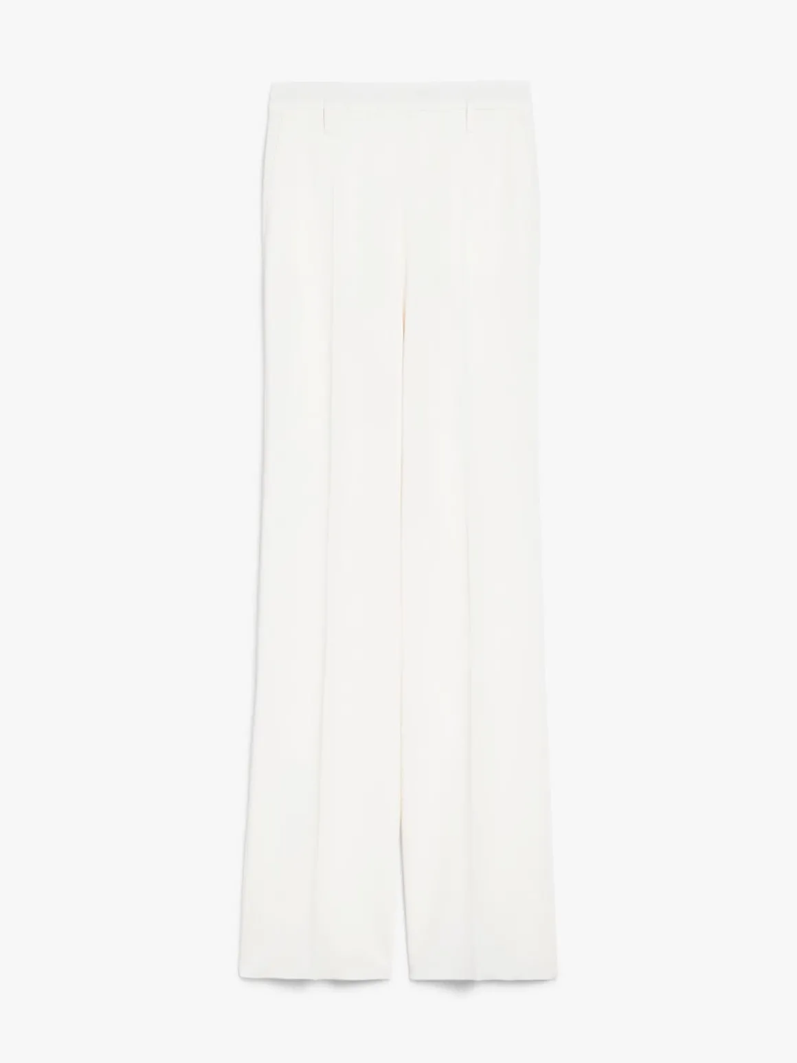 Flared cady trousers